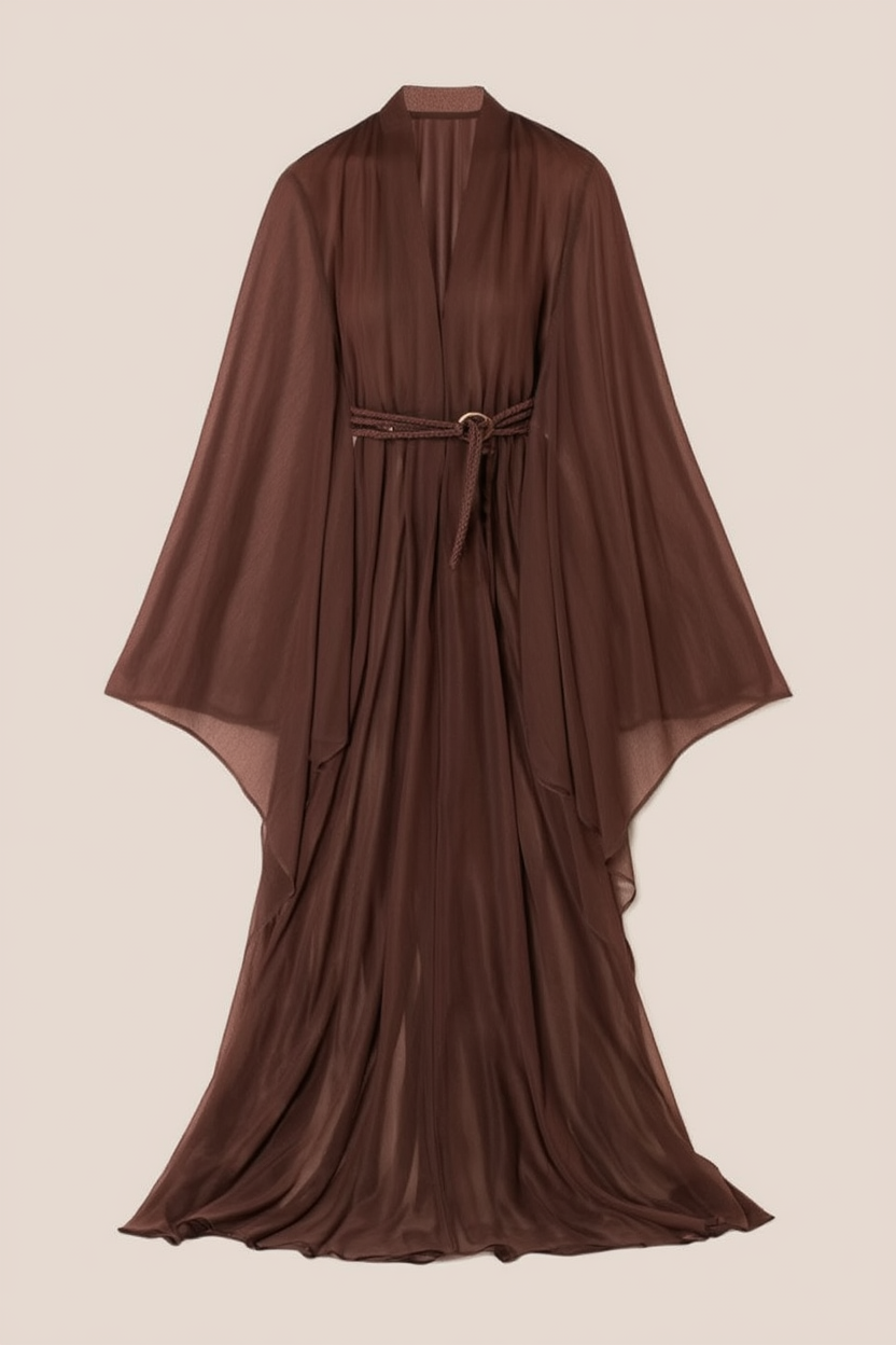 Ultimate Solara - Chain Detail Bodysuit & Butterfly Kimono Set